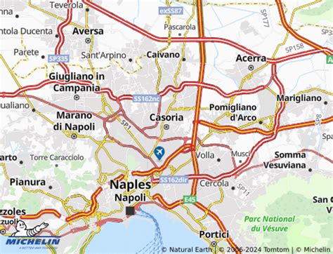 Mappa di Casoria con evidenziata la Via Armando Diaz