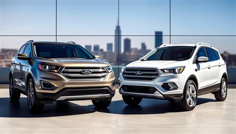 Ford Edge affronta un percorso sterrato