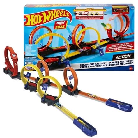 Piste Hot Wheels con macchinine in azione