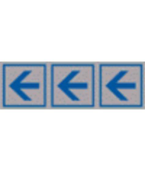 Frecce direzionali per processo di reso