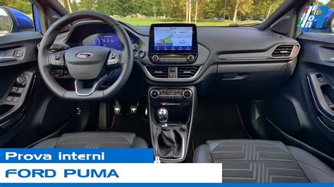 Ford Puma interni quadro strumenti digitale