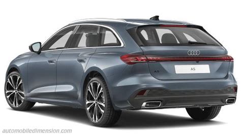 Vista posteriore dell'Audi A4 Avant che mostra il bagagliaio spazioso e accessibile