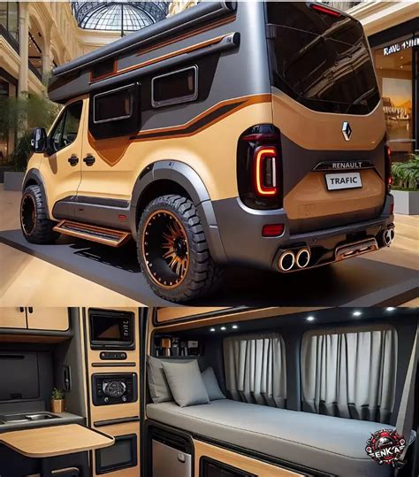 Renault Trafic camperizzato in un paesaggio naturale