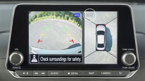 Schema del sistema Intelligent Around View Monitor del Nissan Navara