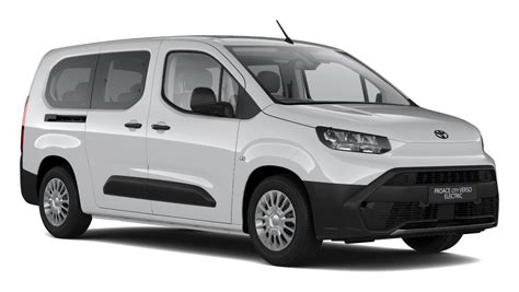 Schema comparativo degli allestimenti della Toyota Proace City Verso