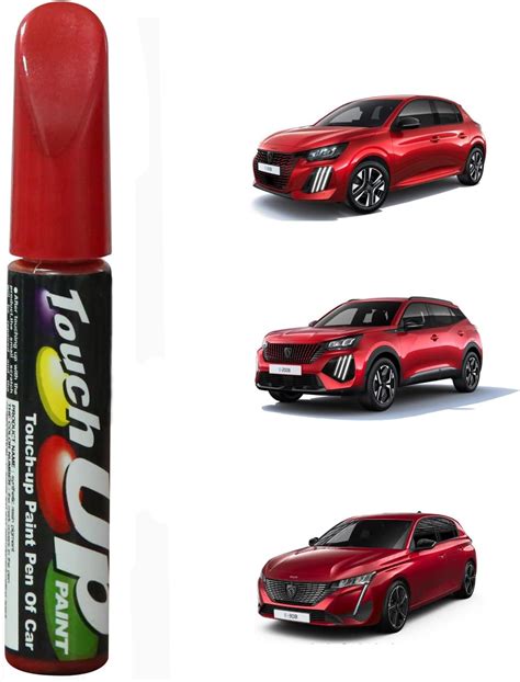 Dettaglio della vernice Rosso Elixir su una Peugeot 208