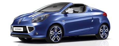 Renault Wind in città con tetto aperto