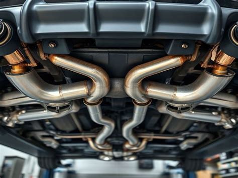 Componenti di un sistema di scarico in acciaio inossidabile