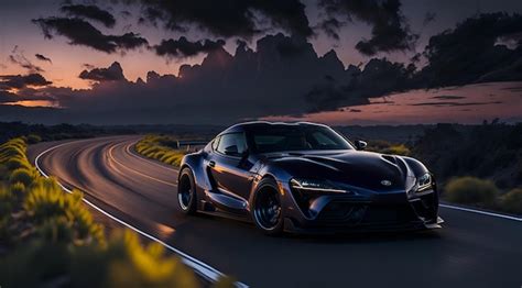 Toyota Supra in azione durante una gara