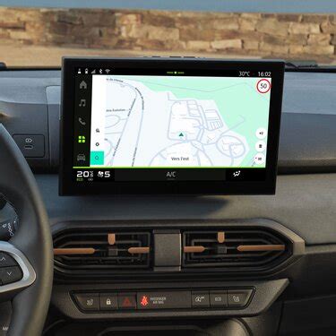 Plancia Dacia Sandero Stepway con schermo multimediale