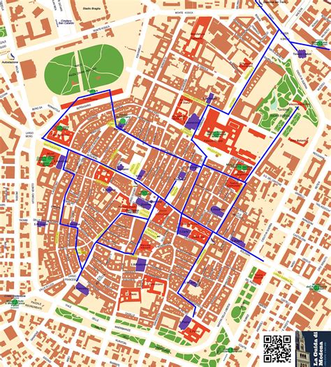 Mappa di Modena con indicazione di un'ipotetica concessionaria Opel
