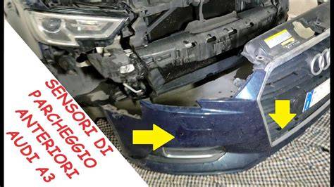 Schematizzazione sensori parcheggio Audi A3