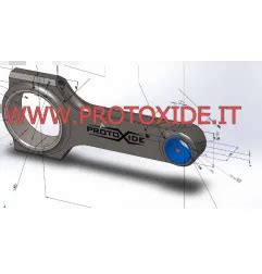 Esempi di diverse bielle ad H rovesciata per varie applicazioni automobilistiche