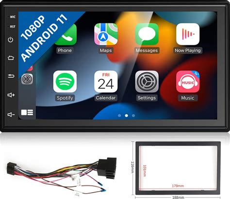 Autoradio 2DIN moderna per auto