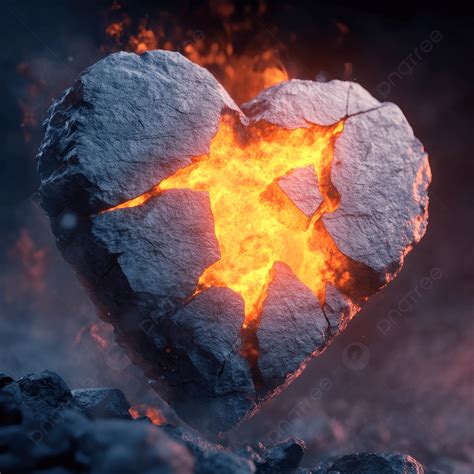 Un cuore spezzato e ricomposto che simboleggia l'amore e il dolore