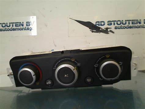 Schema pannello di controllo climatizzazione Renault Kangoo