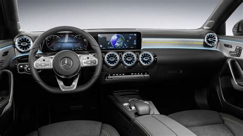 Mercedes Classe B interior space diagram