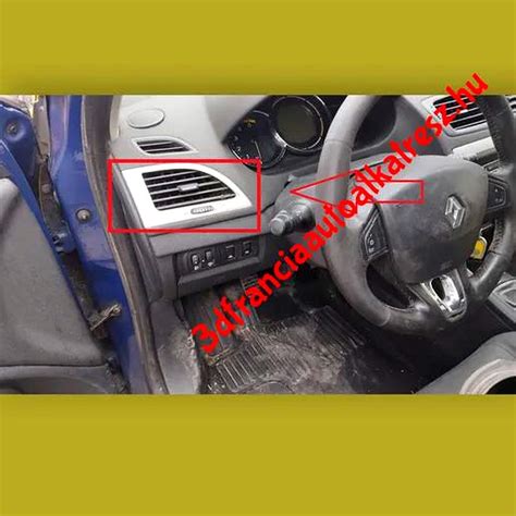 Renault Megane II dashboard ventilation system