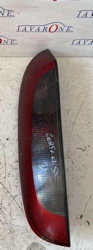 Retronebbia Opel Corsa C posteriore sinistro acceso