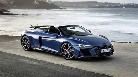 Audi R8 Spyder in movimento