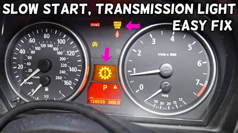 Warning light for transmission malfunction