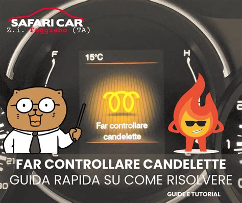 Esempi di candelette danneggiate e le loro cause