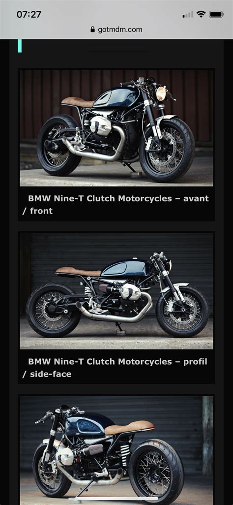 BMW R nineT personalizzata Clutch Motorcycles