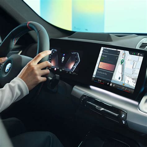 Schermata di navigazione BMW con mappa aggiornata