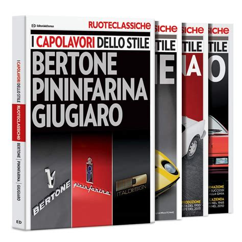 Copertina articolo auto d'epoca con Pininfarina, Giugiaro e Bertone
