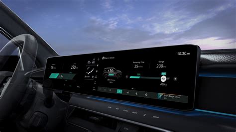 Kia infotainment display showing energy flow