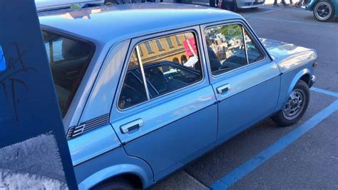 Dettaglio paraurti Fiat 128 terza serie