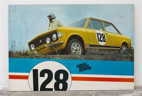 Manifesto pubblicitario Fiat 128