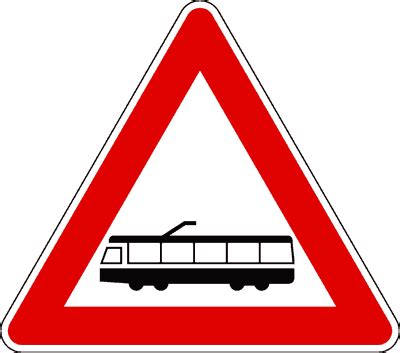 Segnale di attraversamento tramviario