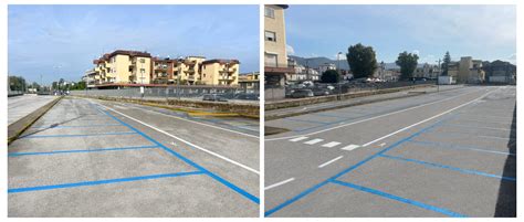 Parcheggio Park & Ride vicino a una stazione ferroviaria svizzera