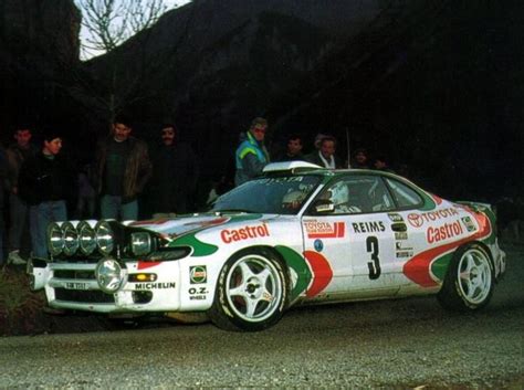 Toyota Celica Monte Carlo 1993 in azione durante un rally