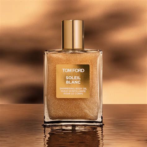 Flacone dell'olio scintillante per il corpo Tom Ford Soleil Blanc