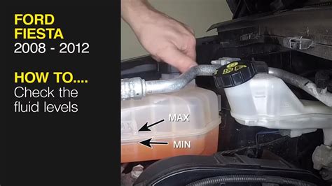 Ford Fiesta engine oil check