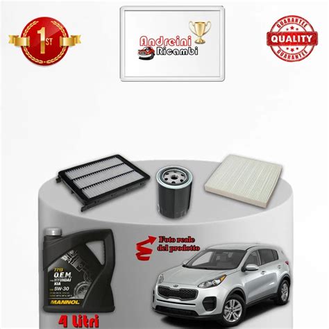 Kit tagliando auto completo