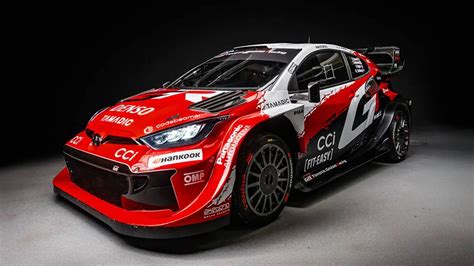 Rappresentazione di una Toyota Yaris WRC in azione