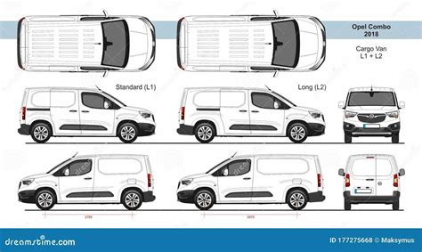 Schema dimensioni Opel Combo Cargo