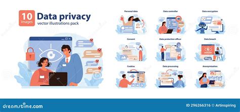 Data privacy illustration