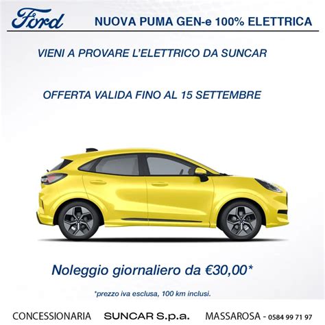 Concessionaria Ford Suncar Lucca Via delle Ville