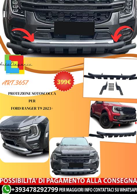 Schema protezione sottoscocca Ford Ranger