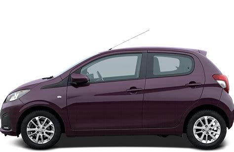 Vista laterale Peugeot 108