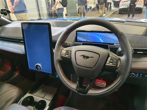 Schermata del sistema di navigazione della Ford Mustang Mach-E