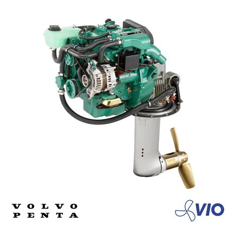 Schema tecnico del motore Volvo Penta D1-20 con trasmissione Saildrive