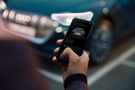 Interfaccia dell'app myAudi con dati del veicolo