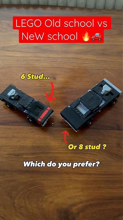 LEGO Speed Champions 8 stud vs 6 stud comparison