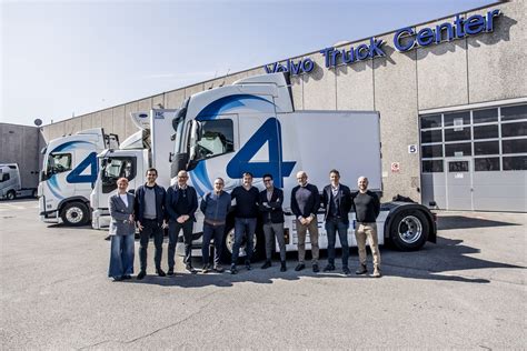 Flotta elettrica di FOUR Sustainable Logistics