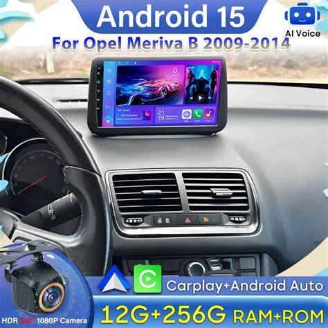 Schermata GPS di un'autoradio Opel Meriva